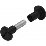Walteco Spojovací šroub M6x30-40mm, černý, 4 ks , 60082 – Sleviste.cz