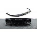 Maxton Design spoiler pod přední nárazník ver.2 pro Audi A7 C8 S-Line, černý lesklý plast ABS