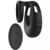 Dream Toys Ramrod Strong Vibrating Cockring with Remote Black