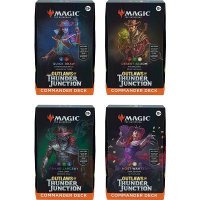 Wizards of the Coast Magic The Gathering Outlaws of Thunder Junction Commander Deck Set – Hledejceny.cz