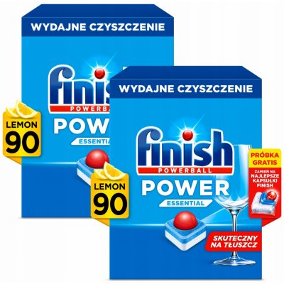 Finish Tablety do myčky Power Lemon 2 x 90 ks – Hledejceny.cz