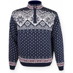 Kama svetr 100% Merino Norský vzor 4082 modrý – Zboží Dáma