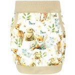 Dívčí sukně s gumou v pase Zvířátka na louce – Zboží Dáma