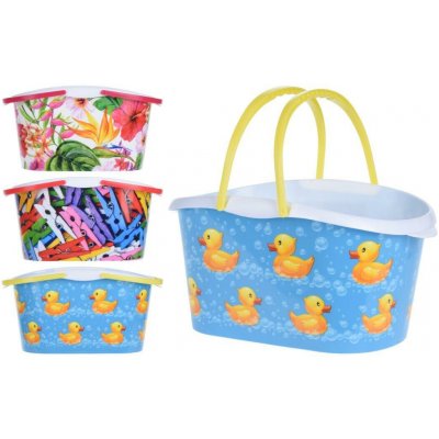 košík na kolíčky ovál 28x10x15cm plastový – Zboží Dáma