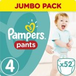 Pampers Pants 4 52 ks – Sleviste.cz