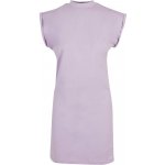 Build Your Brand ležérní bavlněné šaty se stojáčkem šeříková – Zboží Dáma