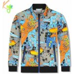 KUGO Chlapecká EM9321 šedá / modré zipy Šedá – Zboží Dáma