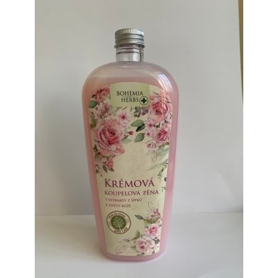 Bohemia Herbs koupelová pěna růže 500 ml – Sleviste.cz
