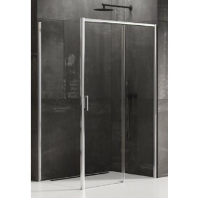 New Trendy Prime sprchový kout 150x70 cm obdélníkový černá lesk/průhledné sklo D-0309A/D-0122B – Zboží Mobilmania