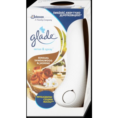 Glade by Brise Sense&Spray Automatický osvěžovač vzduchu, Santalové dřevo a jasmín, 18 ml