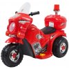 Elektrické vozítko Mamido elektrická motorka Policie červená