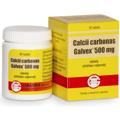 GALVEX kalciové tablety 500 mg 50 ks – Hledejceny.cz