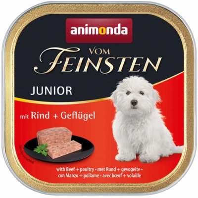 Animonda Vom Feinsten Junior Dog hovězí a drůbeží 22 x 150 g