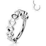 Šperky4U piercing kruh segment K01061ST-1210 – Zbozi.Blesk.cz