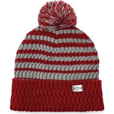 Callaway kulich Pom Pom beanie červeno šedý – Hledejceny.cz