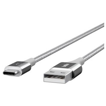 Belkin F2CU059bt04-SLV USB-C to USB-A,1,2m, stříbrný