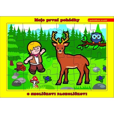 Teddies deskové O Smolíčkovi Pacholíčkovi 26 x 17 cm Moje první pohádky 24 dílků – Hledejceny.cz