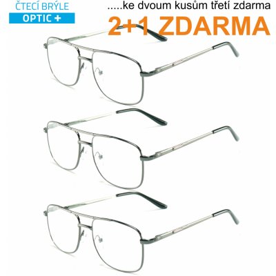 OPTIC+ Sensible dioptrické čtecí brýle 2+1 ZDARMA – Sleviste.cz
