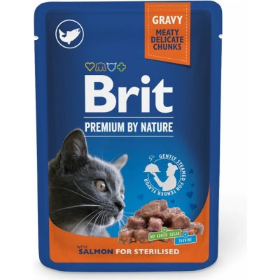 Brit Premium Cat Sterilised Salmon 100 g – Zbozi.Blesk.cz