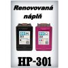 Renovovaná náplň a toner HP 301 XL - renovované