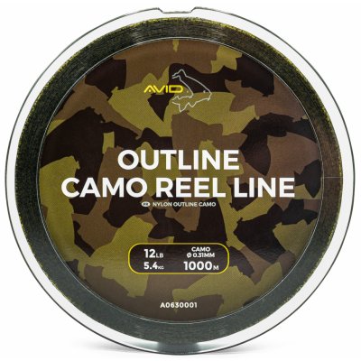 AVID CARP Outline Camo Reel Line 1000 m 0,33 mm – Zbozi.Blesk.cz