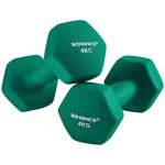 Goleto Neoprenové činky 2 x 4 kg – Zboží Dáma