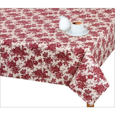 Bellatex ubrus bordó květ 120x140cm – Zboží Dáma