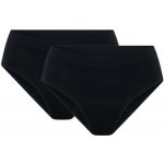 Modibodi menstruační kalhotky Soft Stretch Seamless Bikini Brief Moderate 2 ks – Sleviste.cz