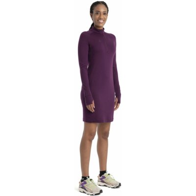 Icebreaker 260 Granary LS Half Zip Tee Dress – Zboží Mobilmania