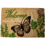 Home Elements Rohožka WELCOME motýlek béžová 40 x 60 cm – Zboží Dáma