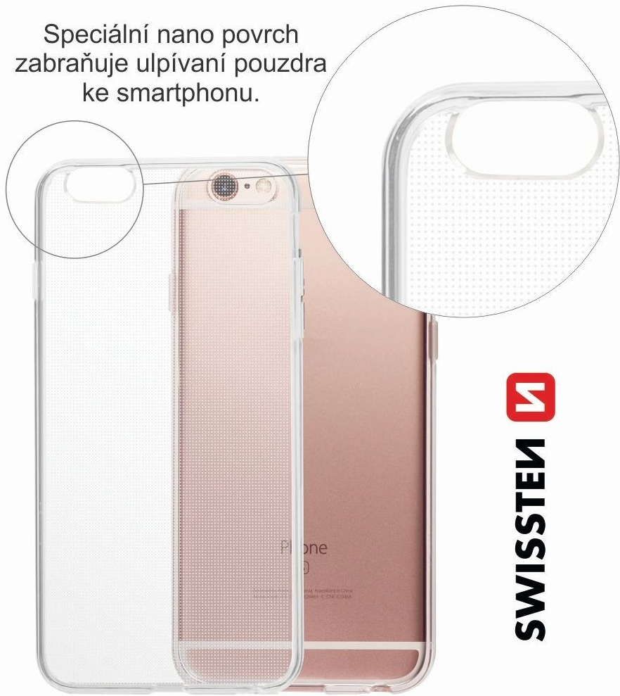 Pouzdro SWISSTEN Clear Jelly Apple iPhone 11 - gumové - průhledné