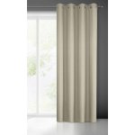 EUROFIRANY ZÁVĚS NA KROUŽCÍCH RITA 140X250 CM CAPPUCCINO – Hledejceny.cz
