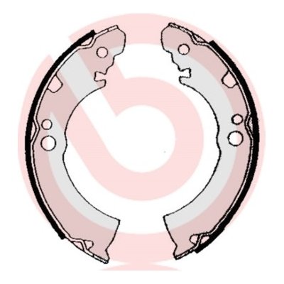 Sada brzdových čelistí BREMBO S 56 504 – Zboží Mobilmania