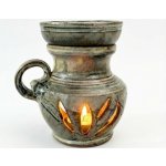 Keramikaportal Keramická aroma lampa s ouškem zelená – Sleviste.cz