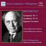 Lpo - Beethoven - Symphonies 7 & 8 Weingartner, Felix Wpo – Sleviste.cz