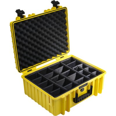 BW Outdoor Cases Type 6000 Yellow (divider system) – Zboží Živě