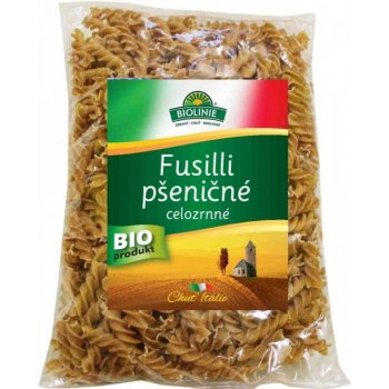 Biolinie Fusilli celozrnné pšeničné Bio 0,5 kg