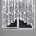 Hotová žakarová oblouková záclona bílá 160x300 cm Ervi 7044 new – Hledejceny.cz