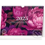 Baagl NOTIQUE Týdenní plánovací Pivoňky 30 x 21 cm 2025 – Hledejceny.cz