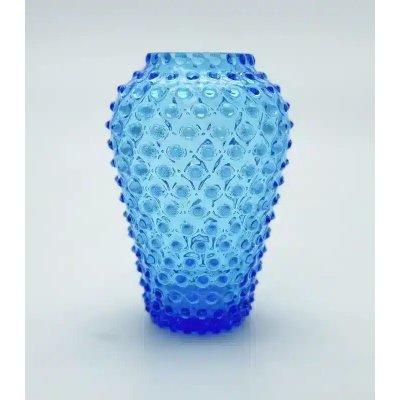 Váza 21cm – Hobnail – Ananas – akvamarin – Hledejceny.cz
