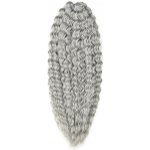 Vlnitý kanekalon ARIEL 55cm, 300g - SILVER – Sleviste.cz