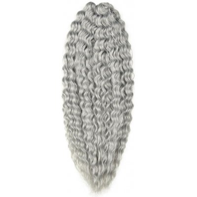 Vlnitý kanekalon ARIEL 55cm, 300g - SILVER – Sleviste.cz