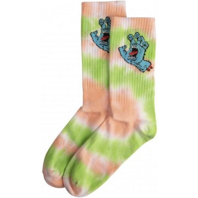 Santa Cruz ponožky Screaming Hand Tie Dye Sock White Tie Dye – Zbozi.Blesk.cz