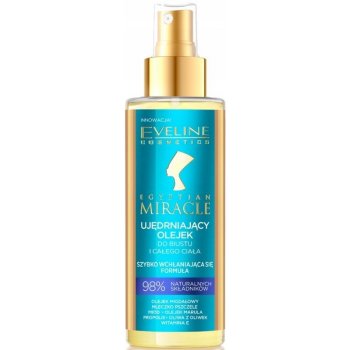 Eveline Cosmetics Egyptian Miracle zpevňující olej na dekolt a tělo 150 ml