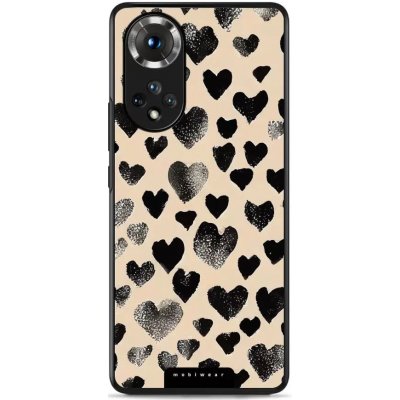 Mobiwear Glossy - Honor 50 / Huawei Nova 9 - GA51G Černá srdíčka – Zbozi.Blesk.cz