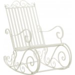 Design-Shop Kovové houpací křeslo Smile Bílá – Sleviste.cz