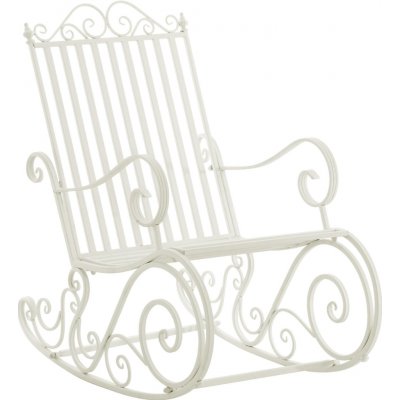 Design-Shop Kovové houpací křeslo Smile Bílá – Sleviste.cz