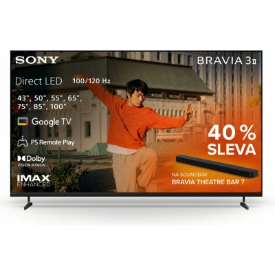 Sony Bravia 3 II K43XR35M2 – Hledejceny.cz
