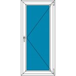 Aluplast Balkónové dveře Ideal 4000 Ořech 100 x 200 cm – Hledejceny.cz