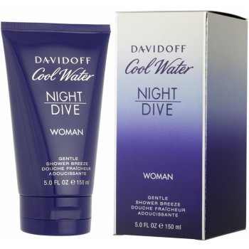 Davidoff Cool Water Night Dive Woman sprchový gel 150 ml